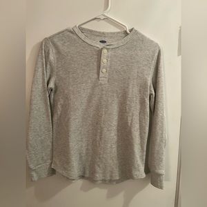 Old Navy ribbed, long sleeved t-shirt. Children sz Lg (10-12) Uni-sex